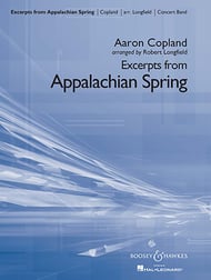 cover Appalachian Spring Concert Band sheet music cover
